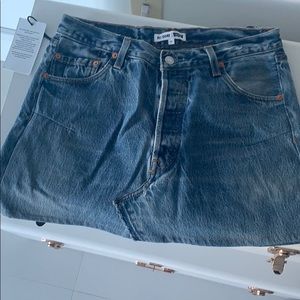 Re/done denim skirt size 29